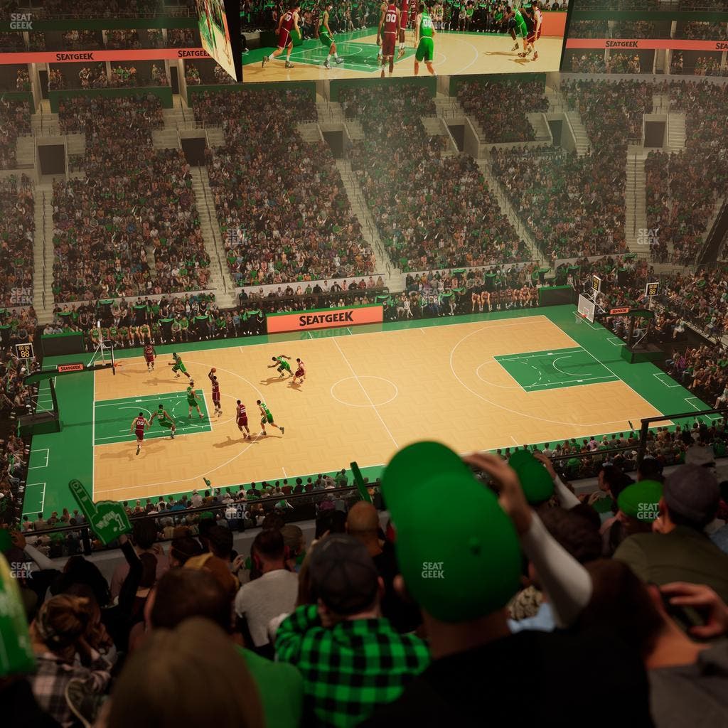 TD Garden - Section Balcony 317 Seat View