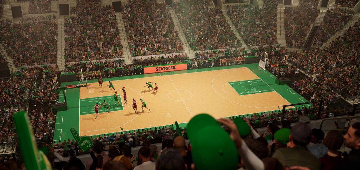 TD Garden - Section Balcony 317 Seat View