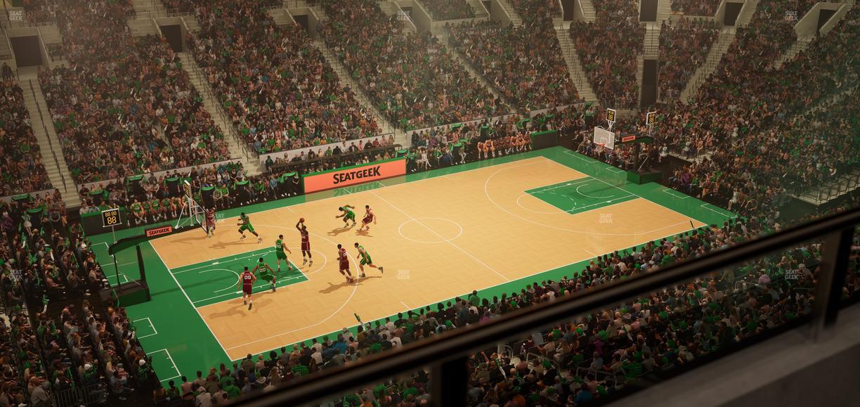 TD Garden - Section Balcony 318 Seat View