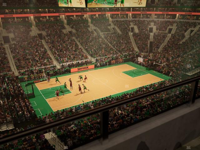 TD Garden - Section Balcony 318 Seat View