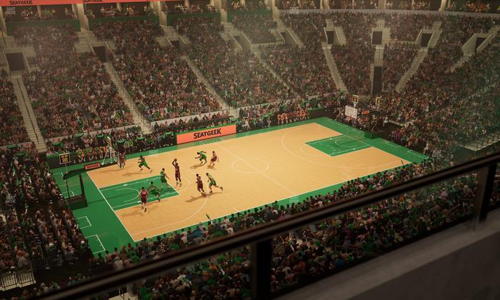 TD Garden - Section Balcony 318 Seat View