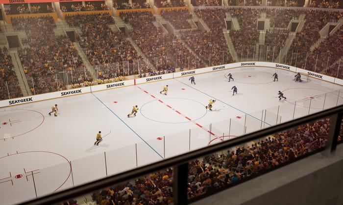 TD Garden - Section Balcony 318 Seat View