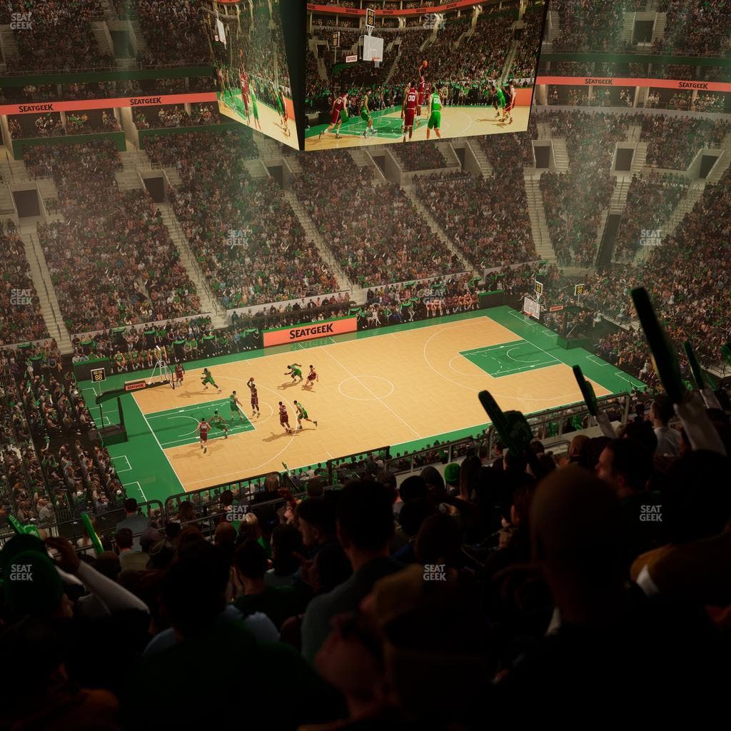 TD Garden - Section Balcony 318 Seat View