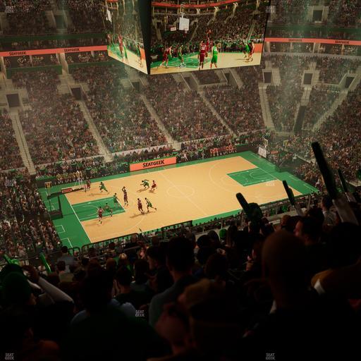 TD Garden - Section Balcony 318 Seat View