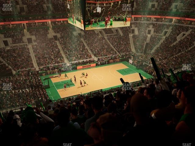 TD Garden - Section Balcony 318 Seat View