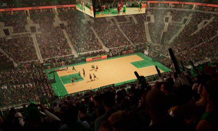 TD Garden - Section Balcony 318 Seat View