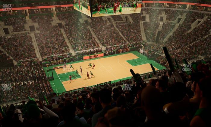 TD Garden - Section Balcony 318 Seat View