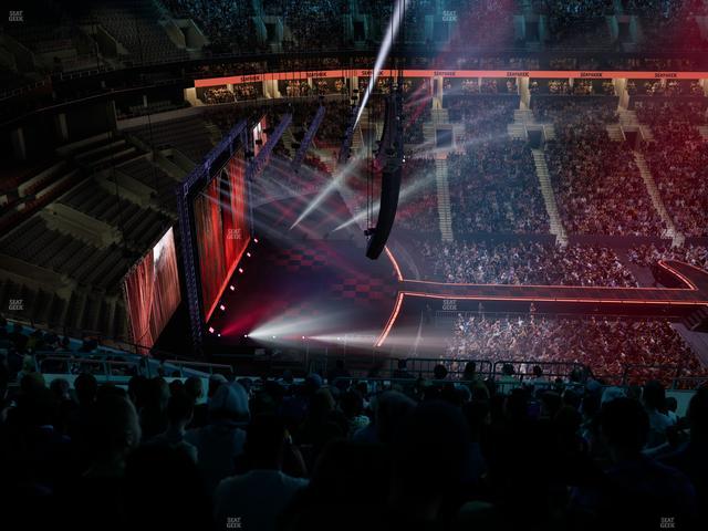 TD Garden - Section Balcony 318 Seat View TD Garden - Section Balcony 318 Seat View