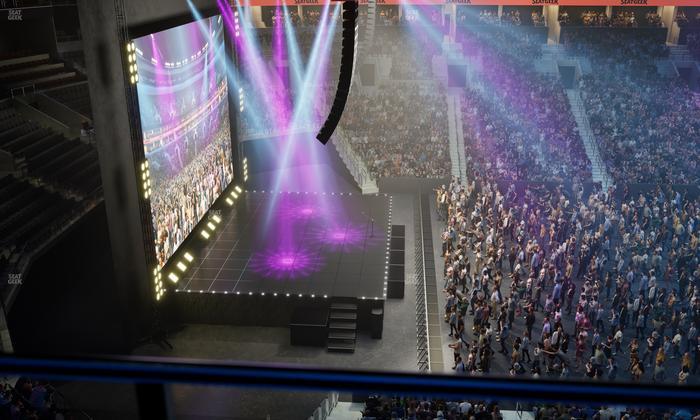 TD Garden - Section Balcony 318 Seat View