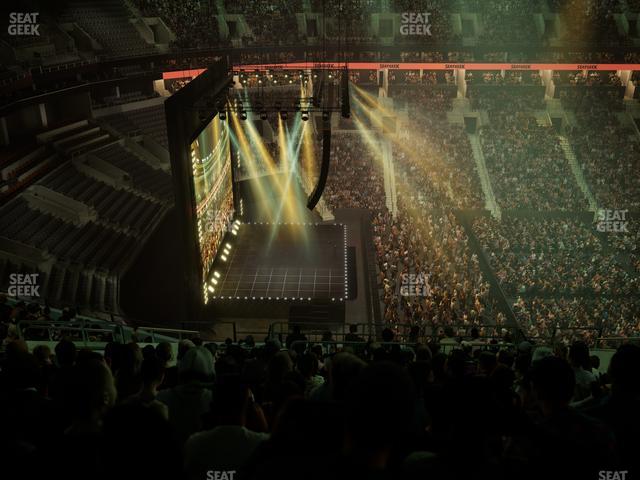 TD Garden - Section Balcony 318 Seat View