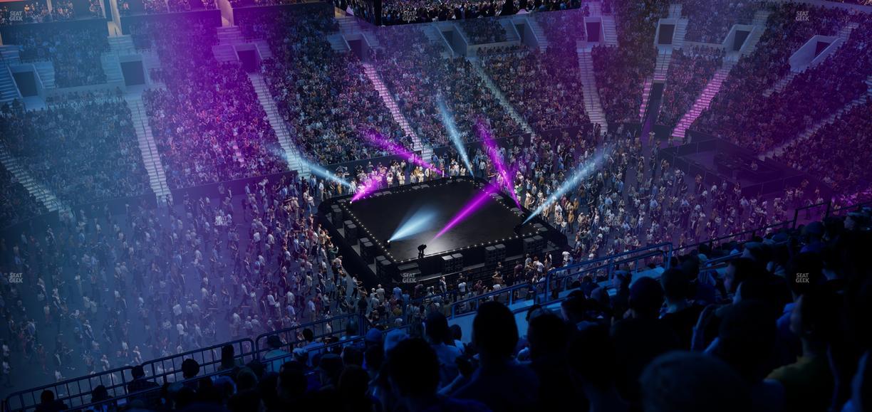 TD Garden - Section Balcony 318 Seat View