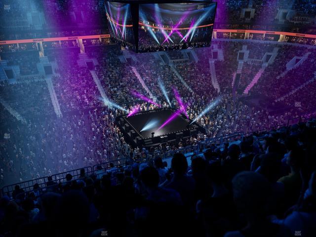 TD Garden - Section Balcony 318 Seat View