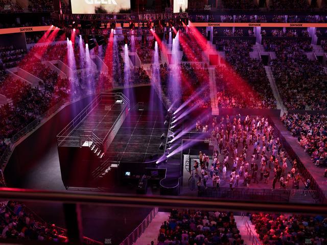 TD Garden - Section Balcony 318 Seat View