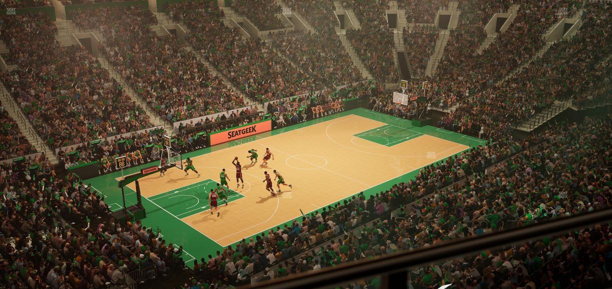 TD Garden - Section Balcony 319 Seat View