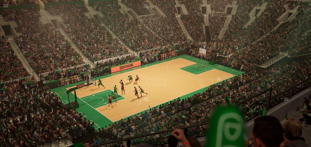 TD Garden - Section Balcony 319 Seat View