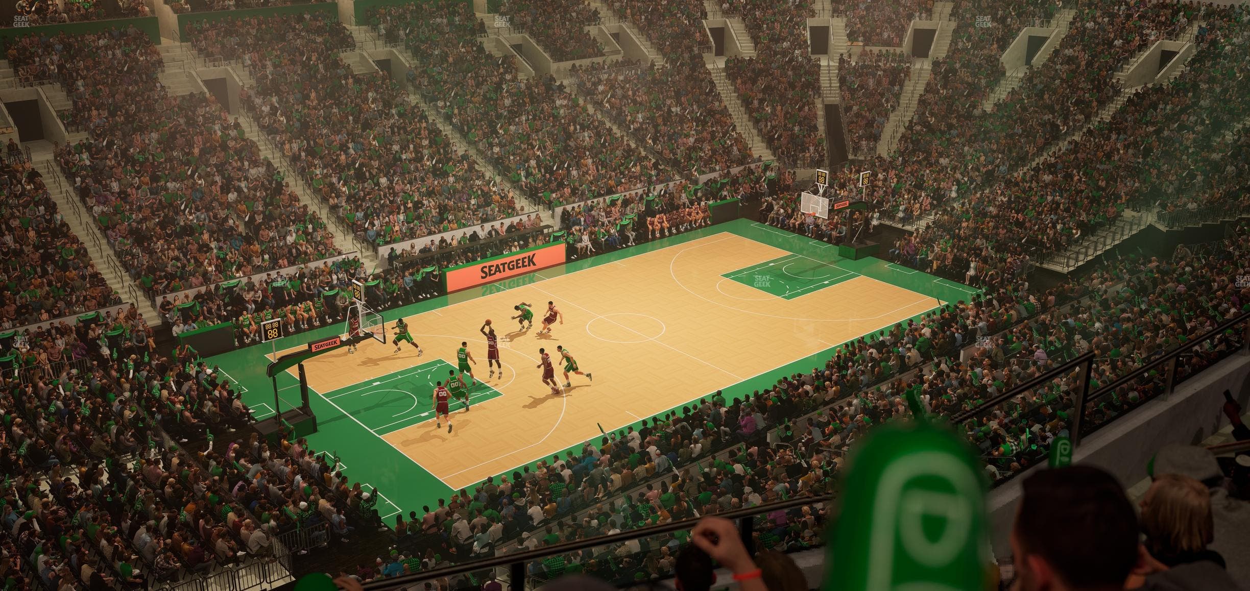 TD Garden - Section Balcony 319 Seat View