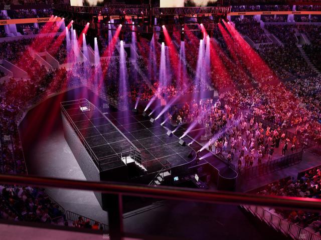 TD Garden - Section Balcony 320 Seat View