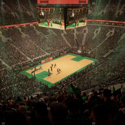 TD Garden - Section Balcony 320 Seat View