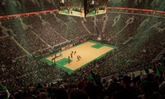 TD Garden - Section Balcony 320 Seat View