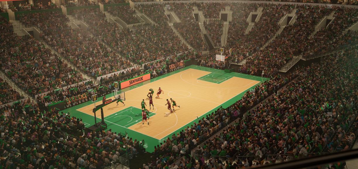 TD Garden - Section Balcony 320 Seat View