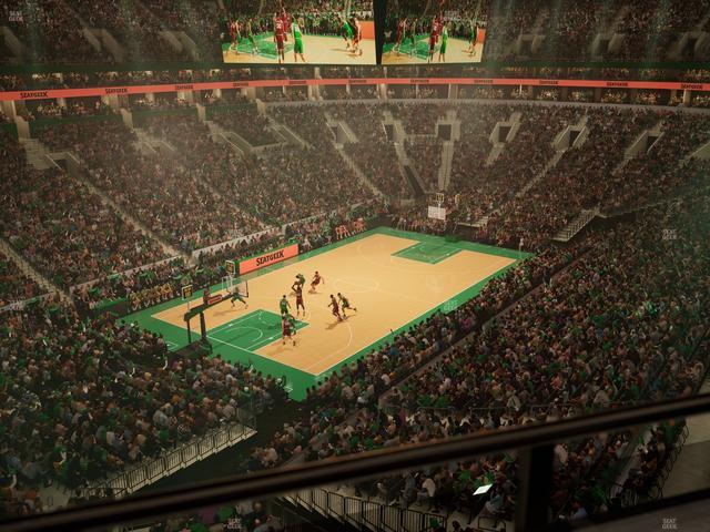 TD Garden - Section Balcony 320 Seat View