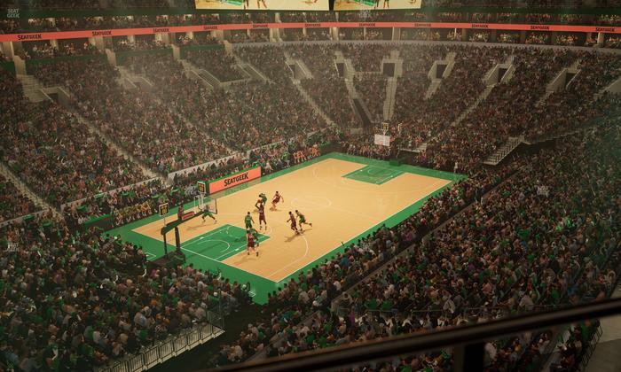 TD Garden - Section Balcony 320 Seat View