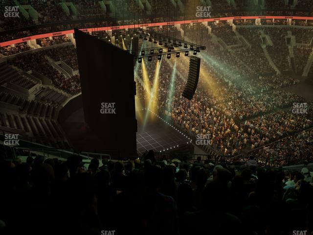 TD Garden - Section Balcony 320 Seat View