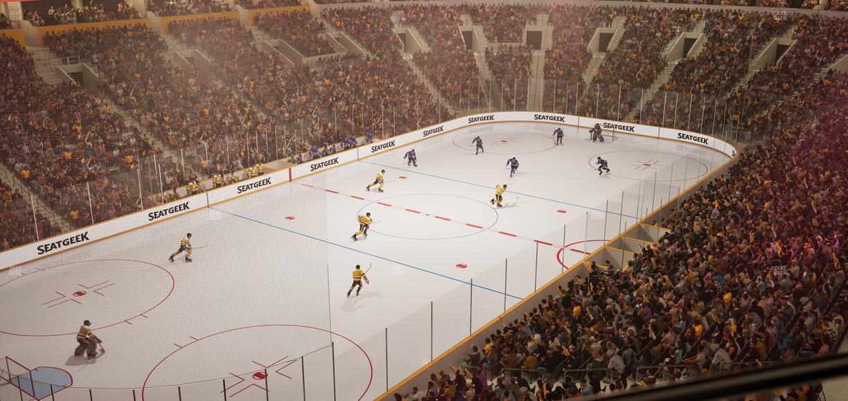 TD Garden - Section Balcony 320 Seat View