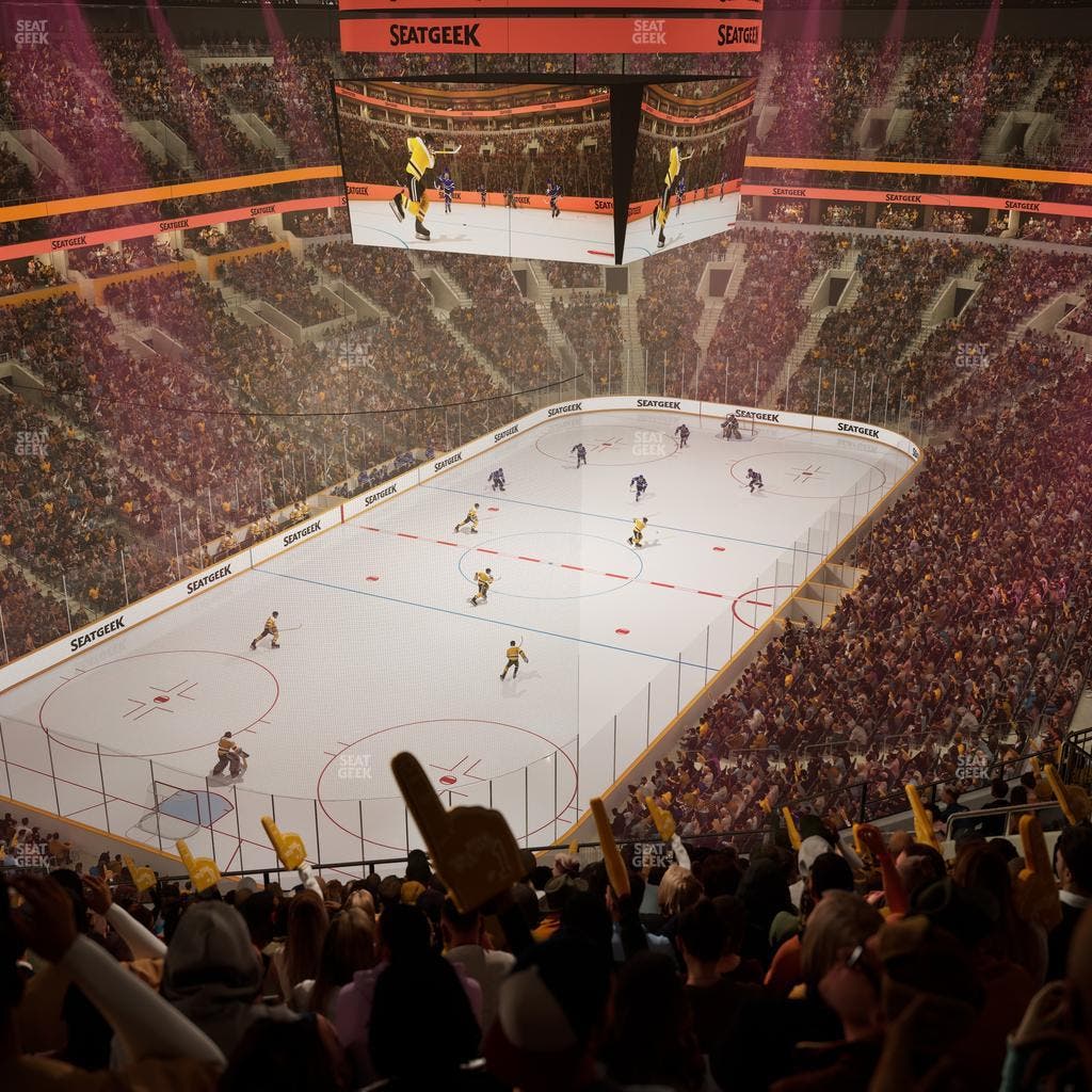 TD Garden - Section Balcony 321 Seat View