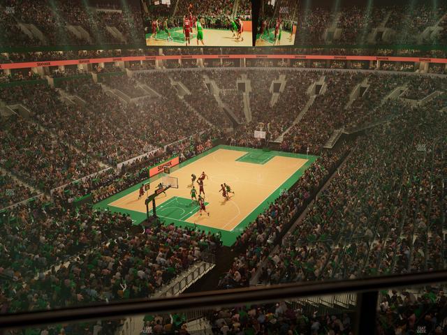 TD Garden - Section Balcony 321 Seat View