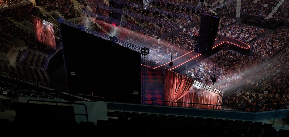 TD Garden - Section Balcony 321 Seat View