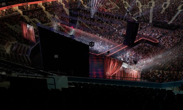 TD Garden - Section Balcony 321 Seat View