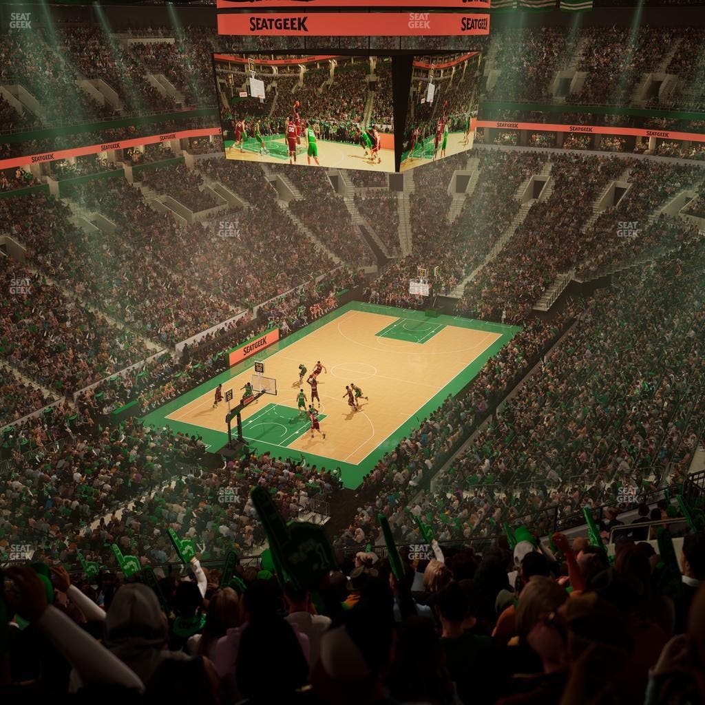 TD Garden - Section Balcony 321 Seat View