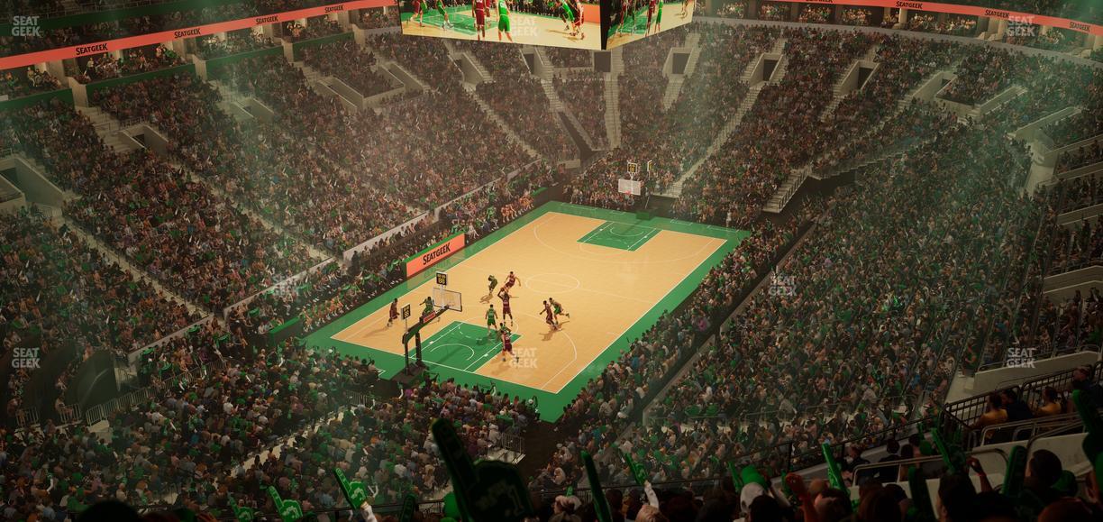 TD Garden - Section Balcony 321 Seat View