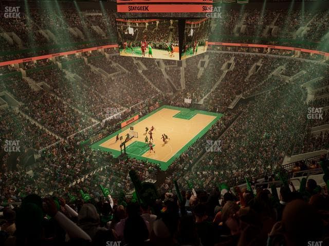 TD Garden - Section Balcony 321 Seat View