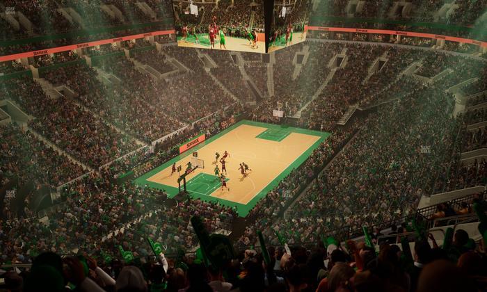 TD Garden - Section Balcony 321 Seat View