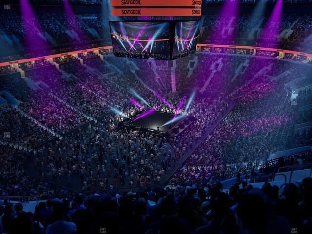 TD Garden - Section Balcony 321 Seat View