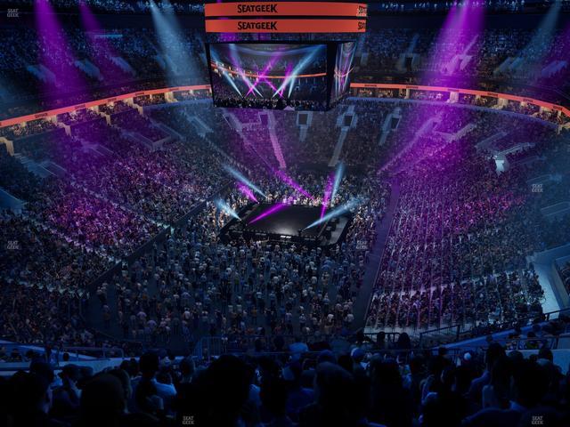 TD Garden - Section Balcony 322 Seat View