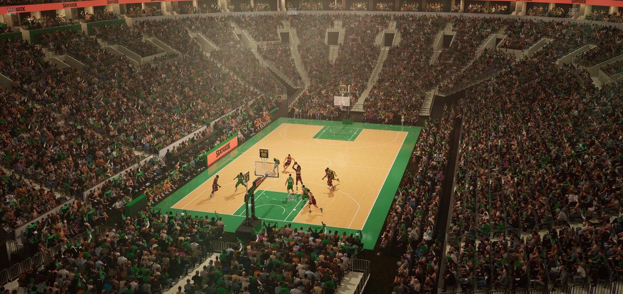 TD Garden - Section Balcony 322 Seat View