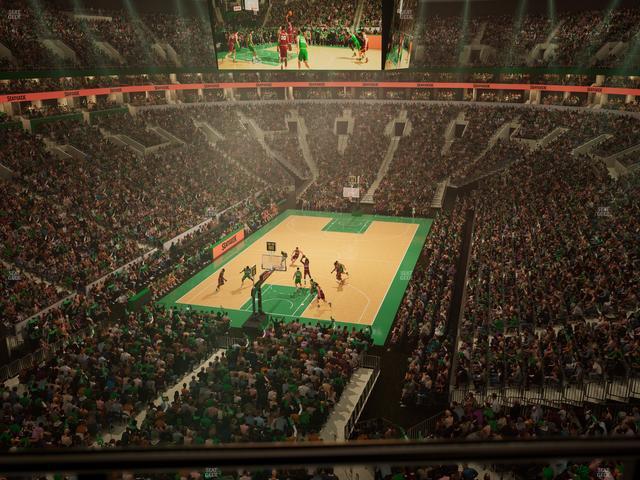 TD Garden - Section Balcony 322 Seat View