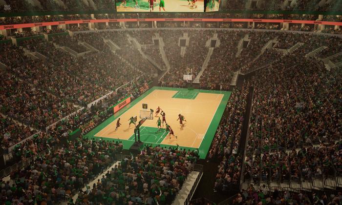 TD Garden - Section Balcony 322 Seat View