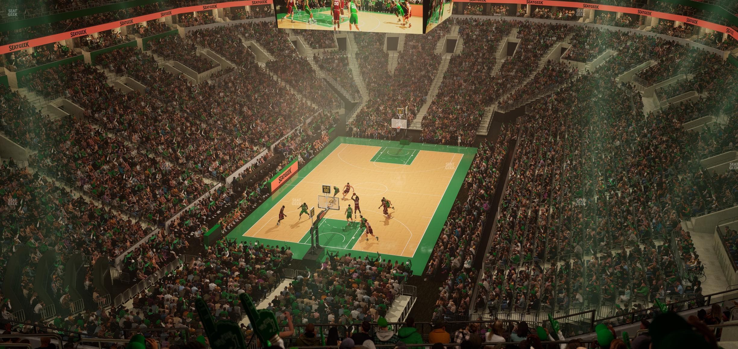 TD Garden - Section Balcony 322 Seat View
