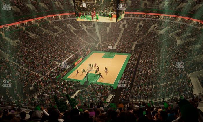 TD Garden - Section Balcony 322 Seat View