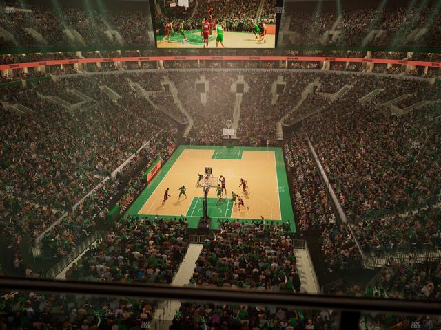 TD Garden - Section Balcony 323 Seat View