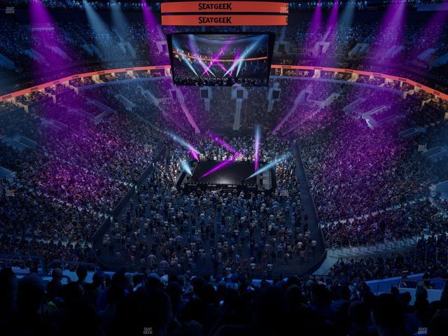 TD Garden - Section Balcony 323 Seat View