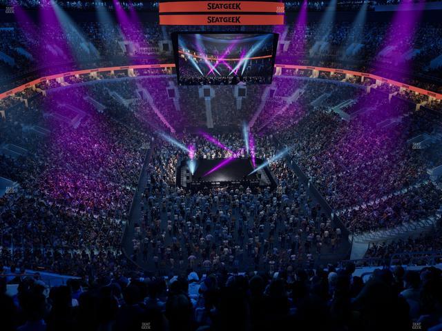 TD Garden - Section Balcony 324 Seat View