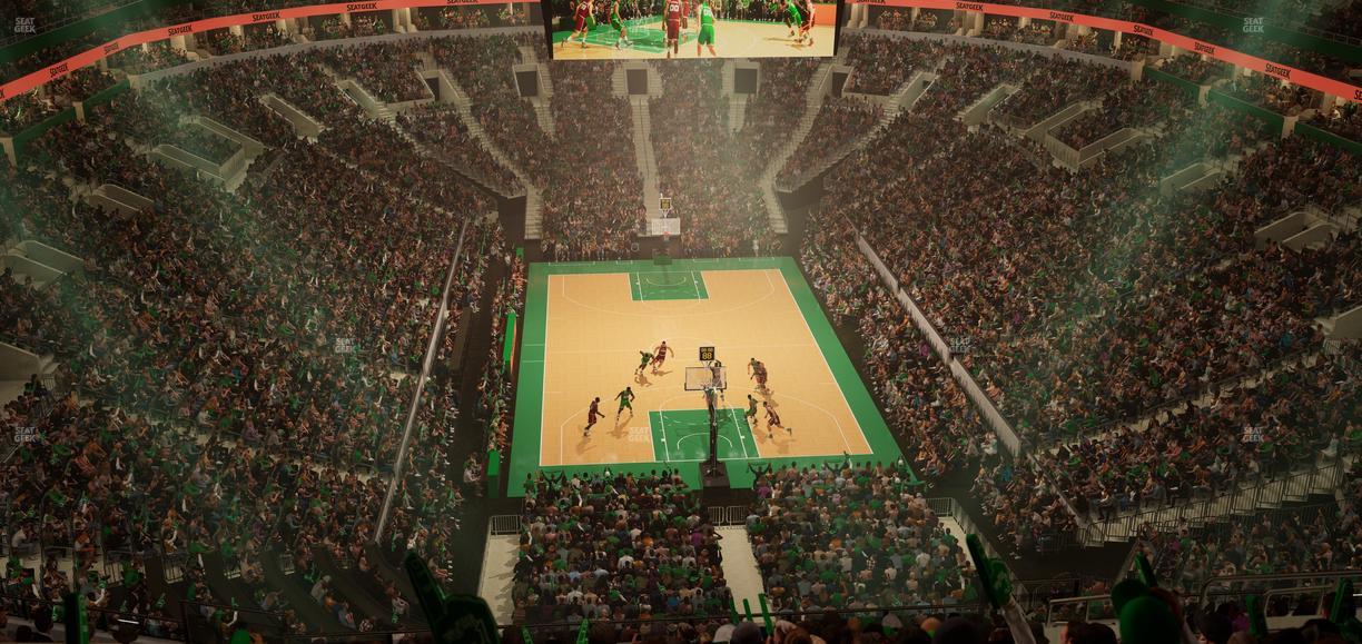 TD Garden - Section Balcony 324 Seat View