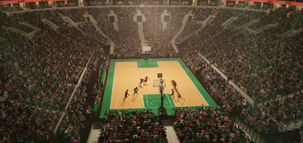 TD Garden - Section Balcony 324 Seat View