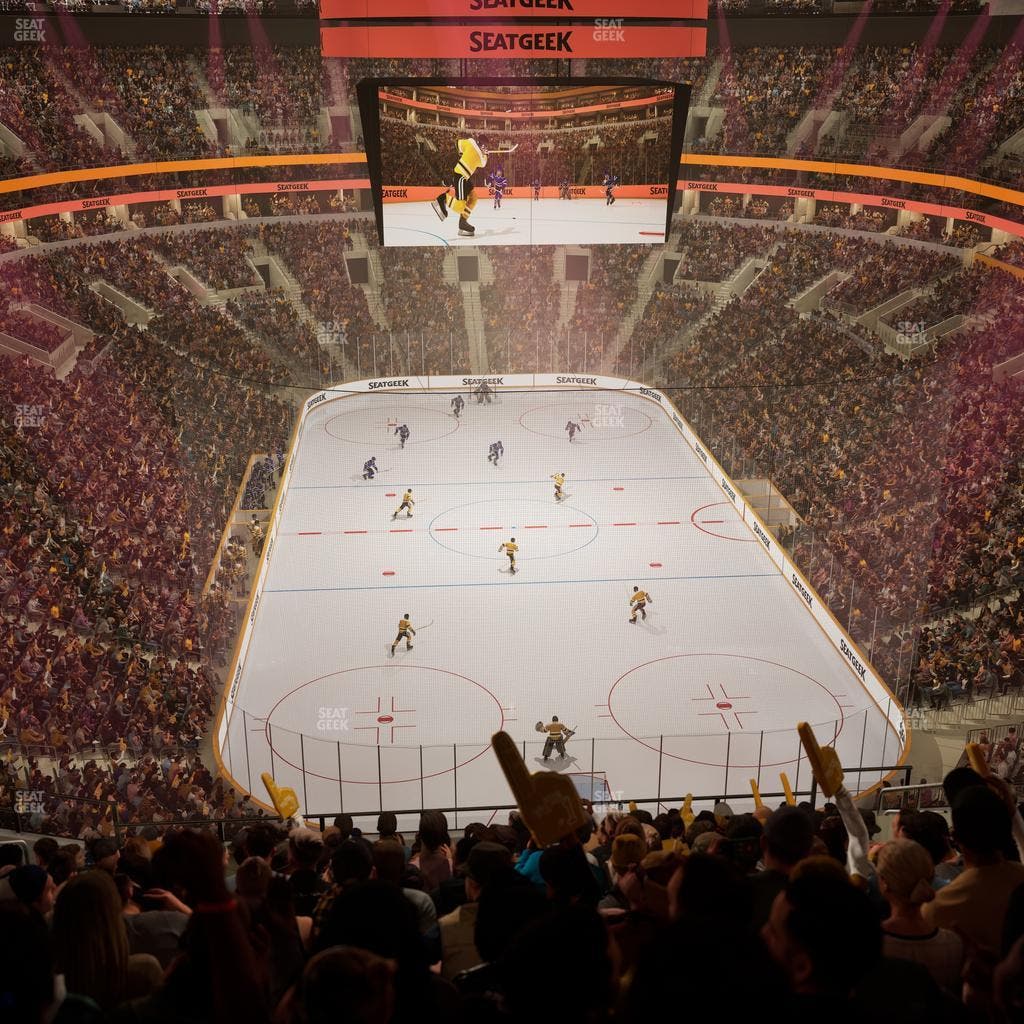 TD Garden - Section Balcony 324 Seat View