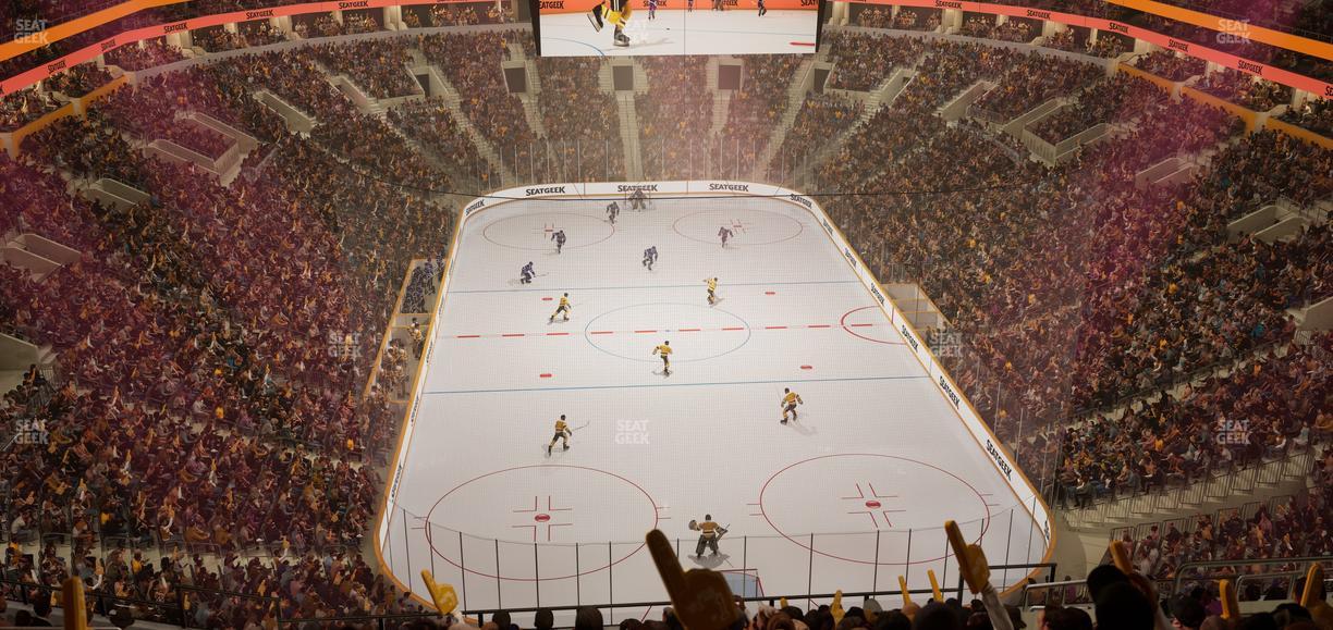 TD Garden - Section Balcony 324 Seat View